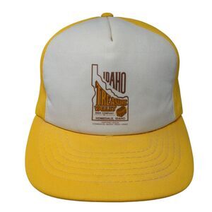 Idaho Treasure Valley Seed Company Snapback Hat Yellow OS Adjustable Vernon
